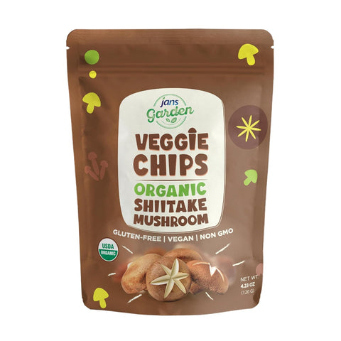 Jans Garden - Organic Shiitake Mushroom Chips (3-pack)