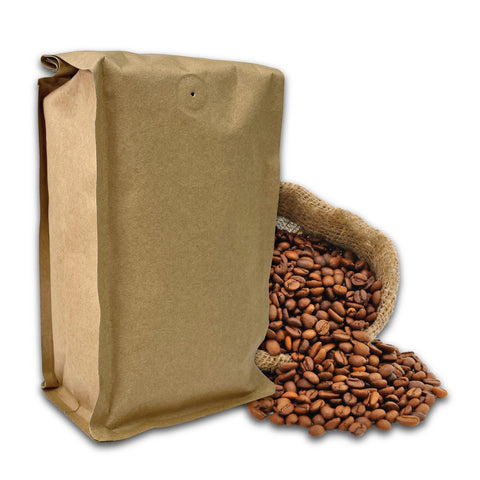 Kraft Paper Coffee Bags - 12 oz - 100 Count